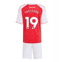 Arsenal Leandro Trossard #19 Koszulka Podstawowa dzieci 2025-26 Krótki Rękaw (+ krótkie spodenki)